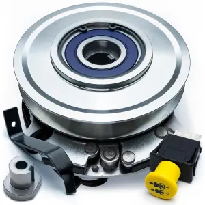 HiTorque 130ftlb (OEM 105) BigBearing Blade Clutch &20A PTO Switch fits John Deere L120 L130 LA130 LA140 LA145 LA150 LA155 LA165 LA175 G110 Scotts L2048 L2548 145 155C 190C 92H GY20939 GY22213 GY20878