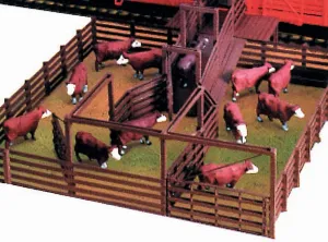HO Scale Building Kits - Stock Pen