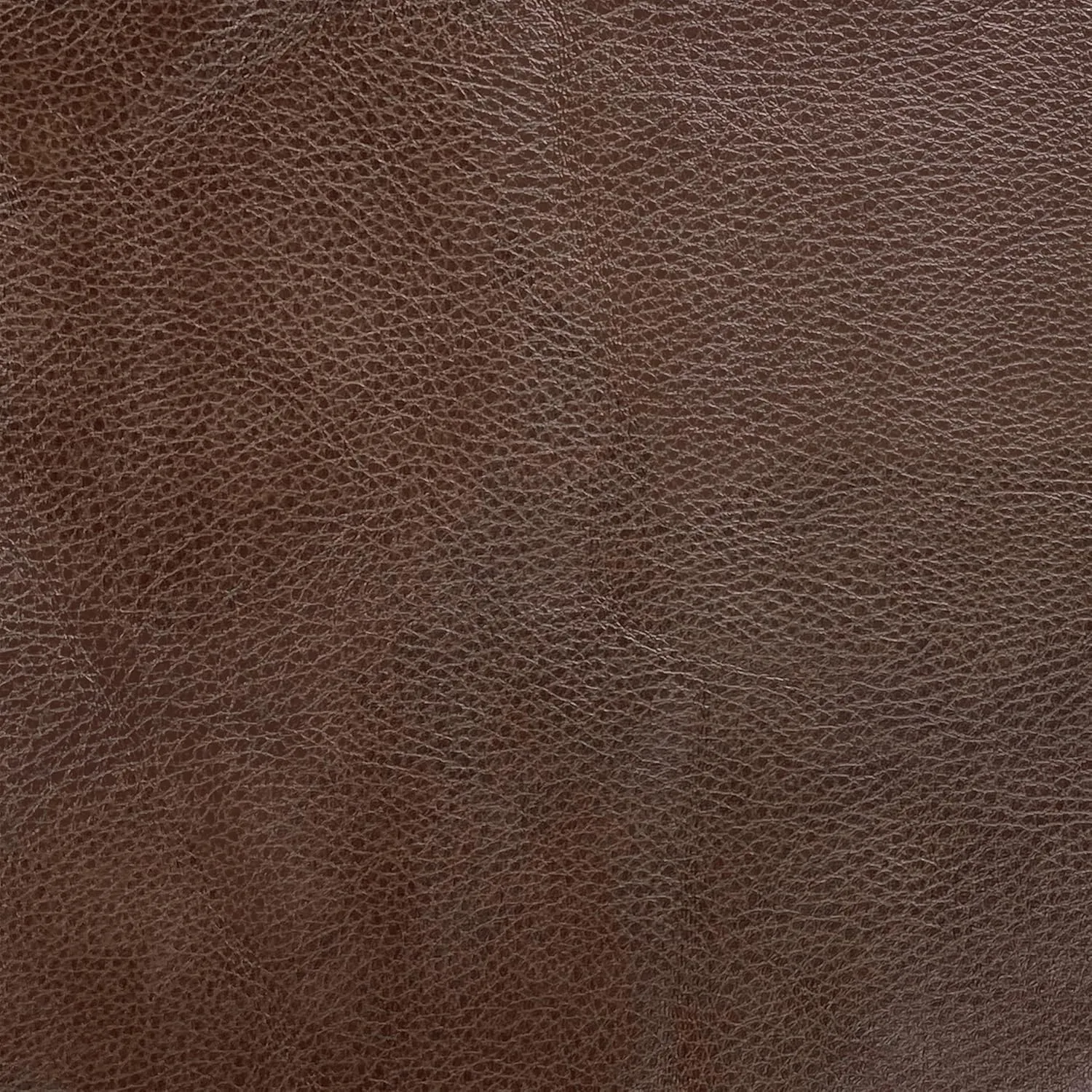 HomePop Theodore Channel Tufted Small Ottoman - Brown Faux Leather