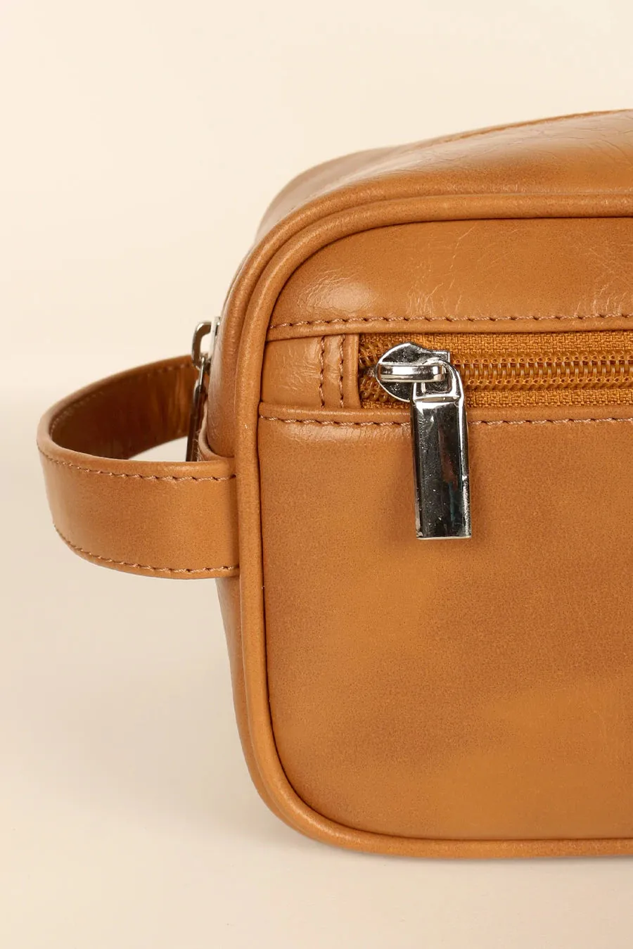 Hurst Vegan Leather Toiletry Bag