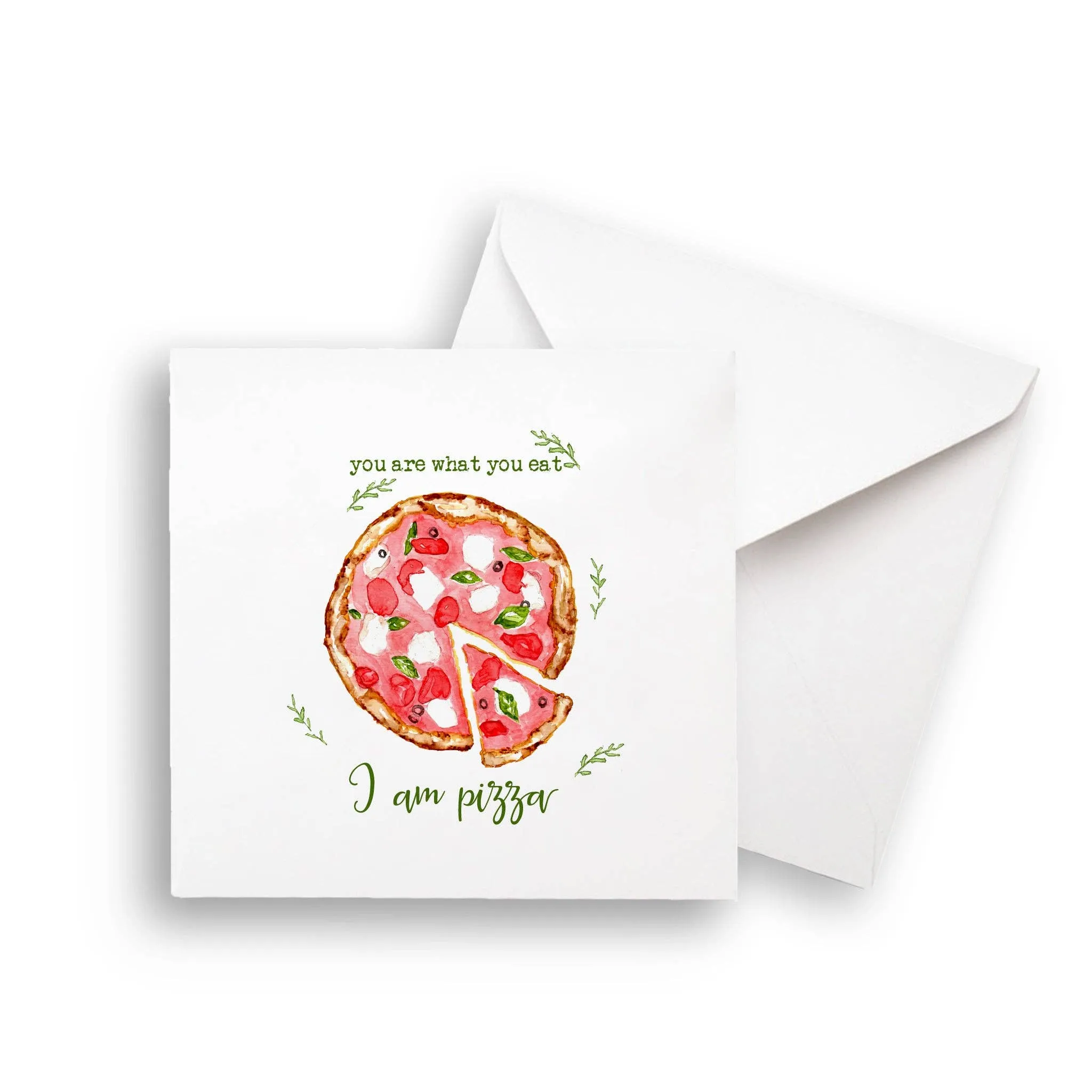 I Am Pizza Dishtowel