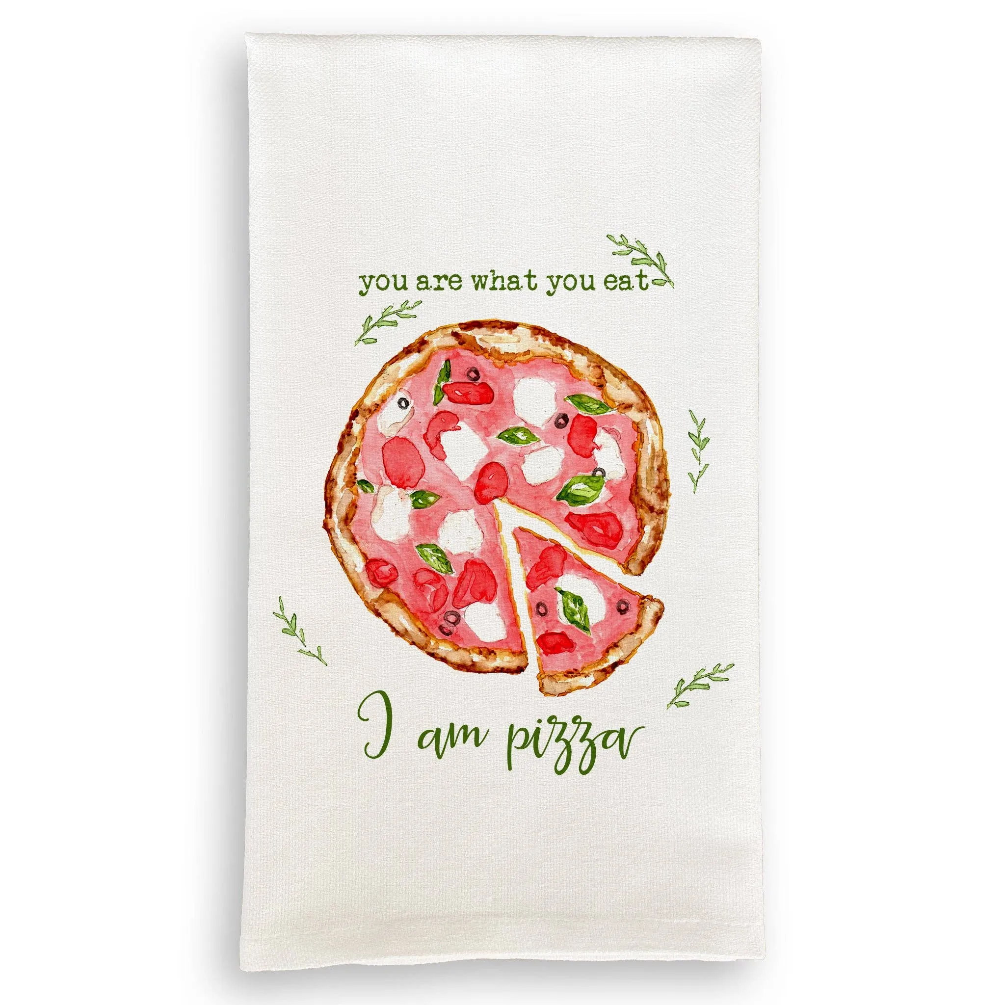I Am Pizza Dishtowel