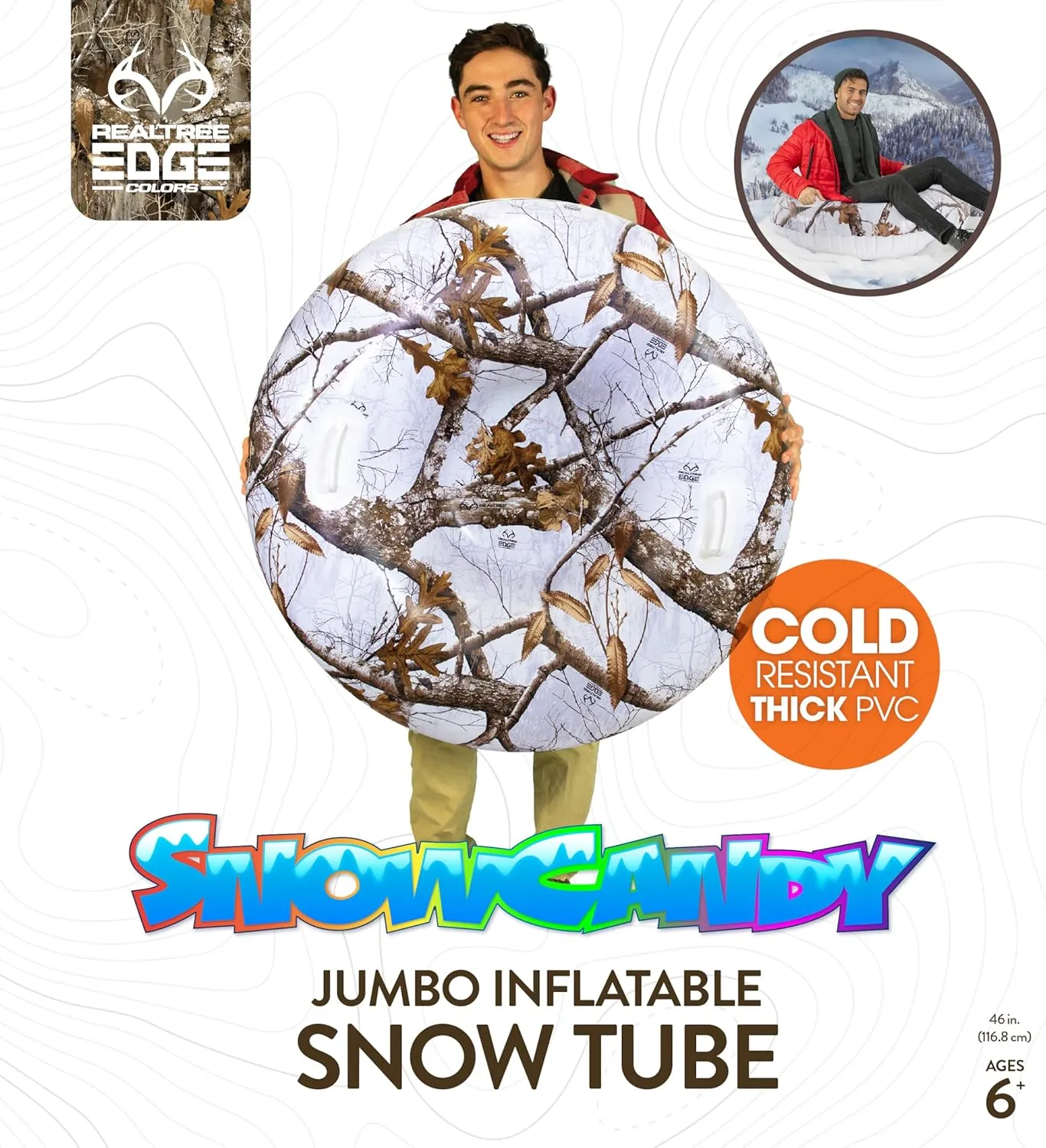 Inflatable Heavy Duty Snow Tubes.