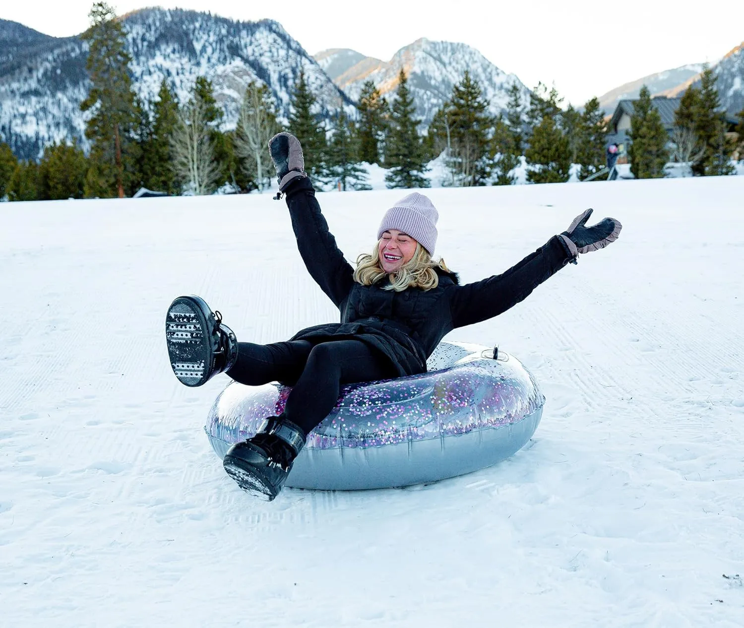 Inflatable Heavy Duty Snow Tubes.
