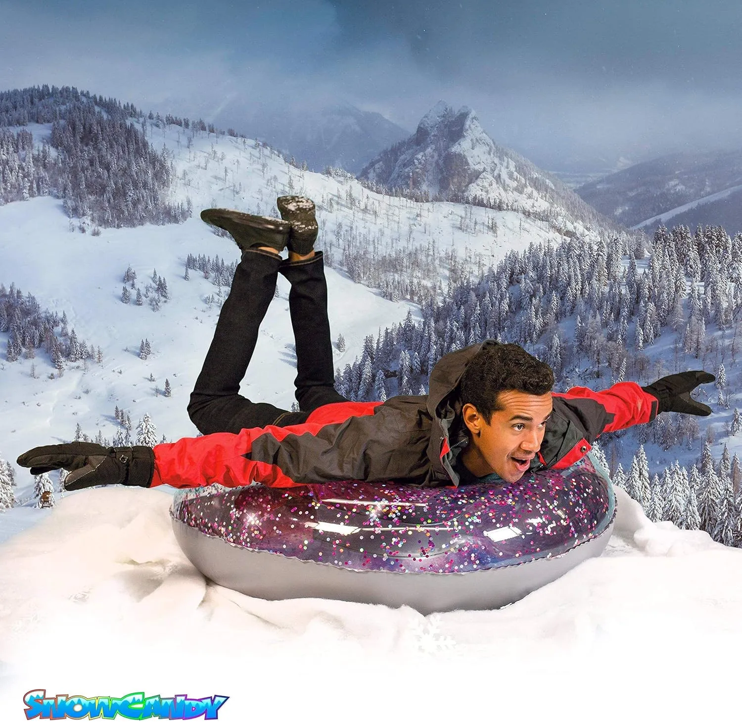 Inflatable Heavy Duty Snow Tubes.