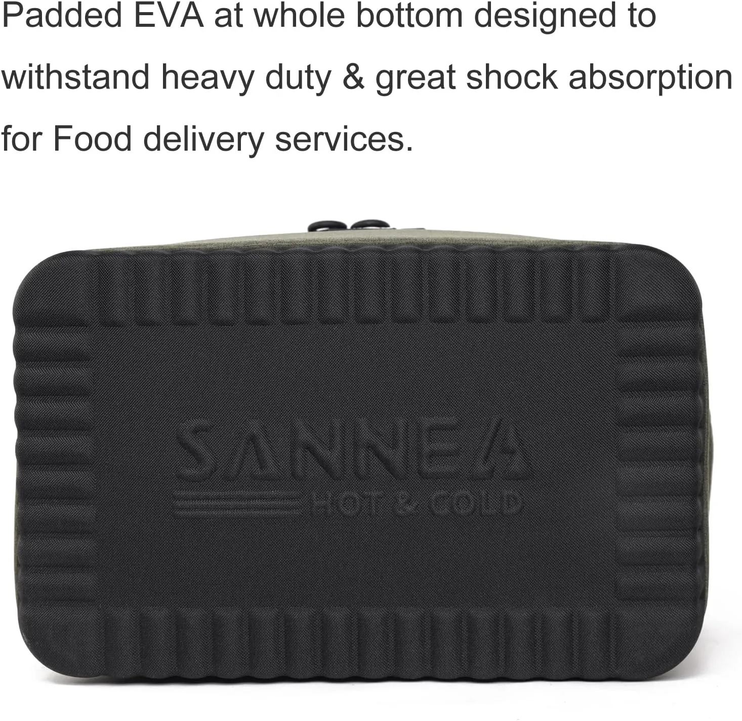 Insulated Cooler Bag, Leakproof Waterproof Lunch Tote for Work Picnic Camping Travel with Adjustable Shoulder Strap for Adult Men Women-Black