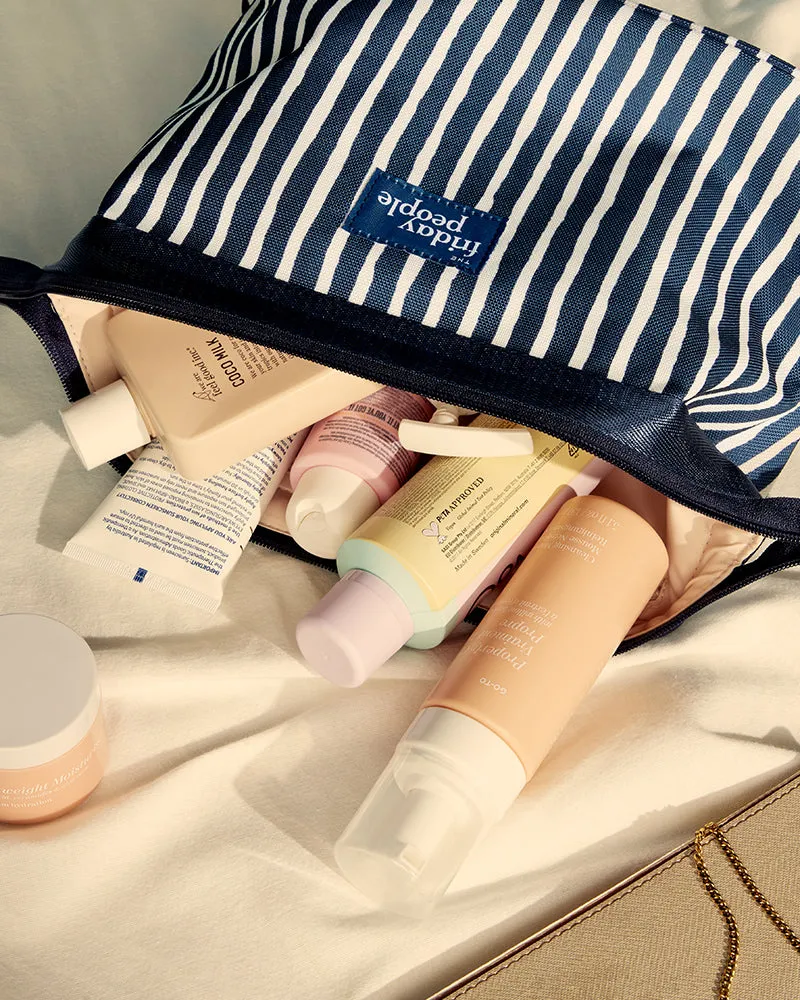 It's Friday Toiletry Bag - Pacific Stripe