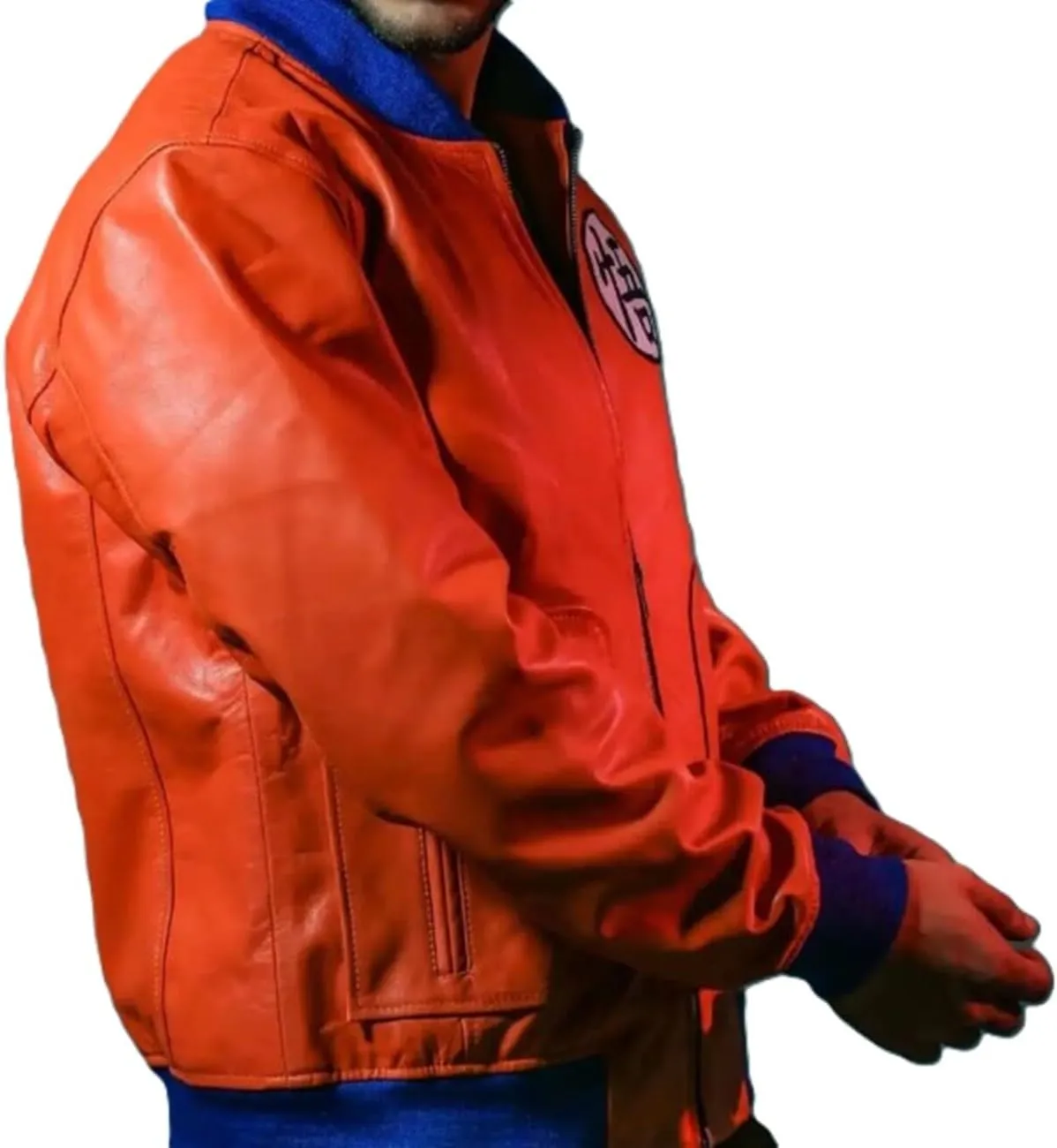 JACKETZONE Mens Future Trunks Costume Biker DB Rider Purple Leather Jacket