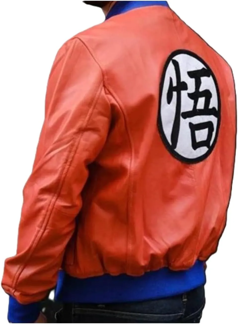 JACKETZONE Mens Future Trunks Costume Biker DB Rider Purple Leather Jacket