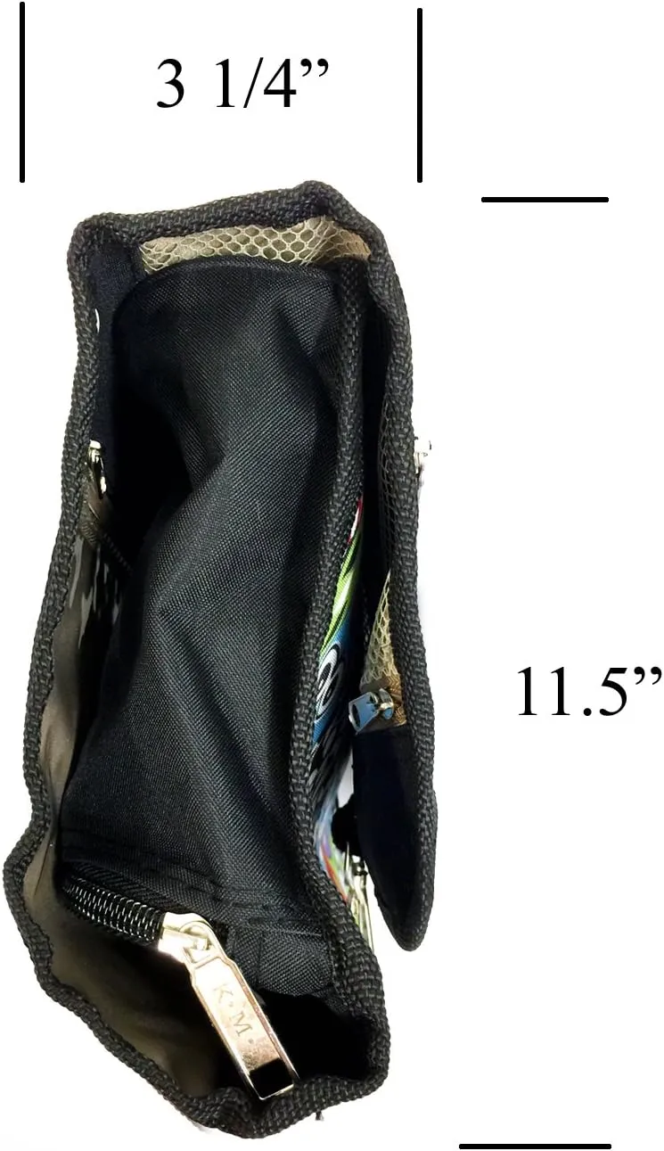 JChronicles Women's Large Hanging Toiletry Cosmetic Organizer Bag-Roll Up for Travel (Owl-BK)