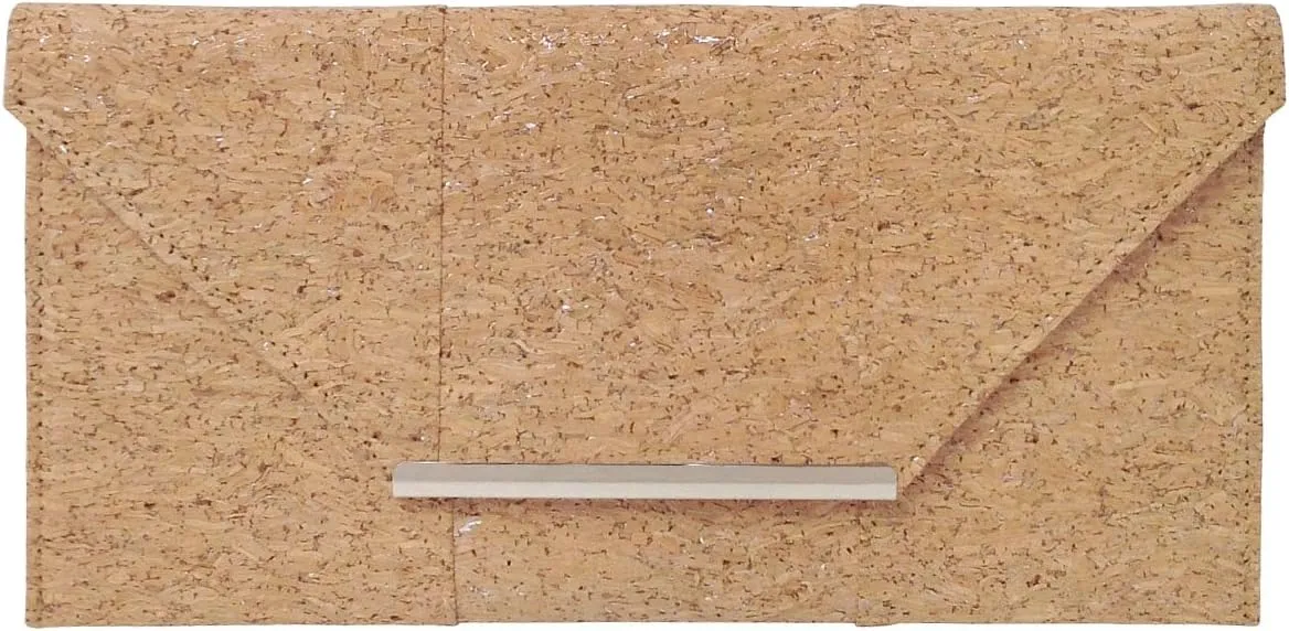 JNB Cork Envelope Flat Clutch