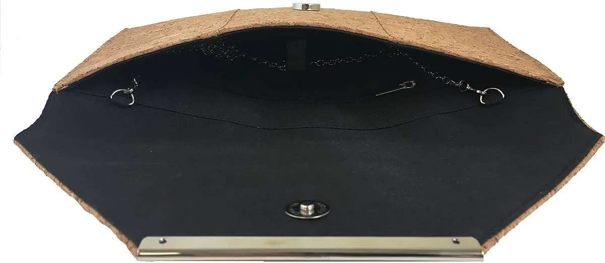 JNB Cork Envelope Flat Clutch