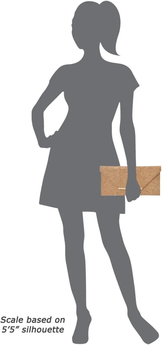 JNB Cork Envelope Flat Clutch