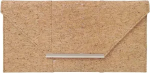 JNB Cork Envelope Flat Clutch