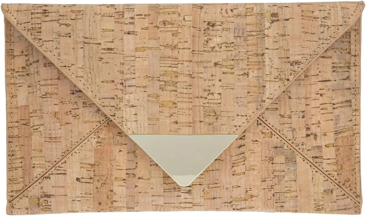 JNB Cork Envelope Flat Clutch