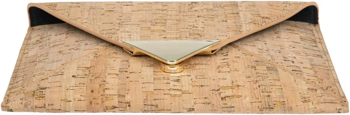 JNB Cork Envelope Flat Clutch