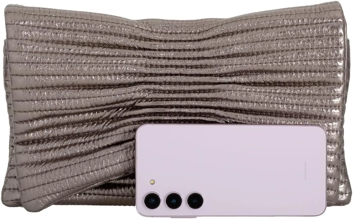 JNB Faux Leather Envelope Clutch Purse