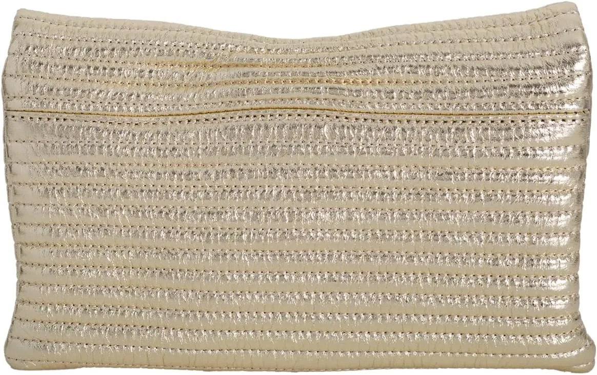 JNB Faux Leather Envelope Clutch Purse