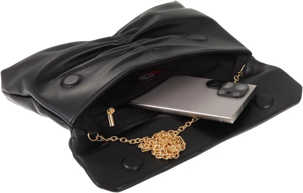 JNB Faux Leather Envelope Clutch Purse