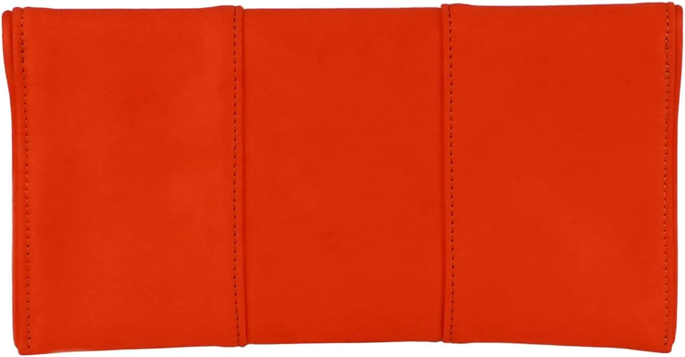 JNB Faux Microsuede Envelope Clutch