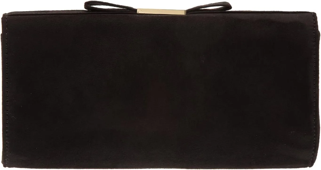 JNB Faux Microsuede Envelope Clutch