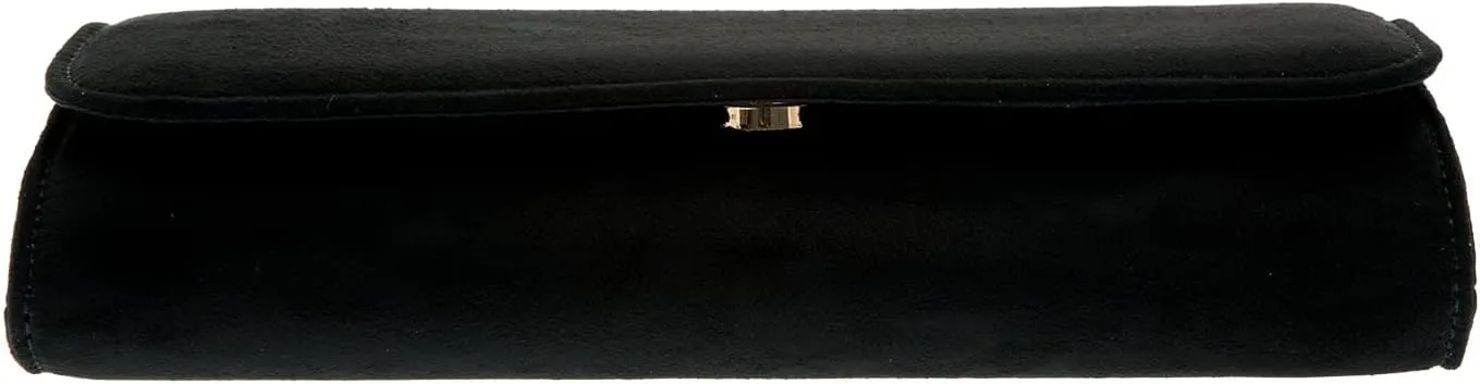 JNB Faux Microsuede Envelope Clutch