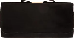 JNB Faux Microsuede Envelope Clutch