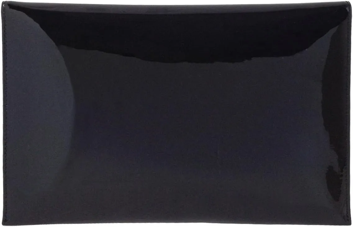 JNB Faux Patent Leather Envelope Candy Clutch Bag