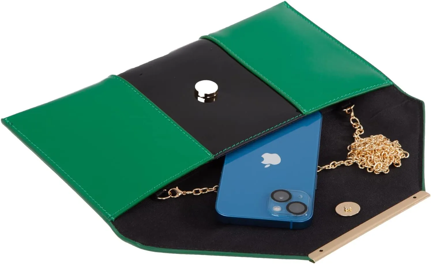 JNB Faux Patent Leather Envelope Candy Clutch