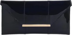 JNB Faux Patent Leather Envelope Candy Clutch