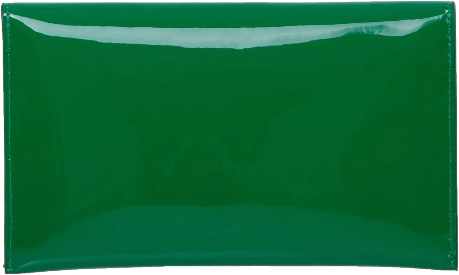 JNB Faux Patent Leather Glossy Envelope Clutch