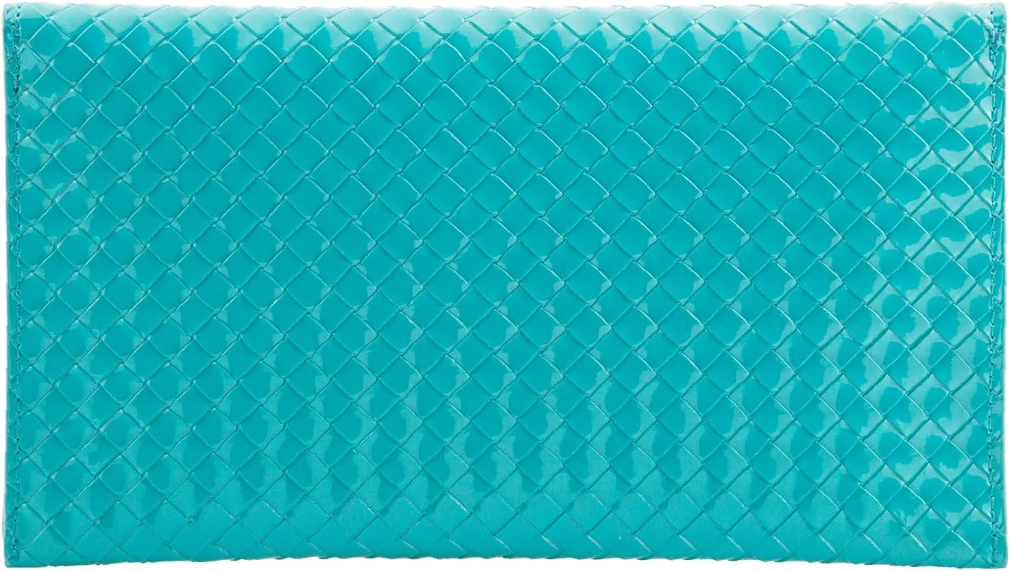 JNB Faux Patent Leather Glossy Envelope Clutch