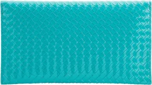 JNB Faux Patent Leather Glossy Envelope Clutch