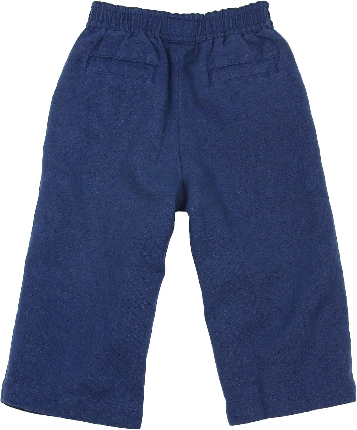 JoJo Maman Bebe Little Boys' Linen Pants Navy