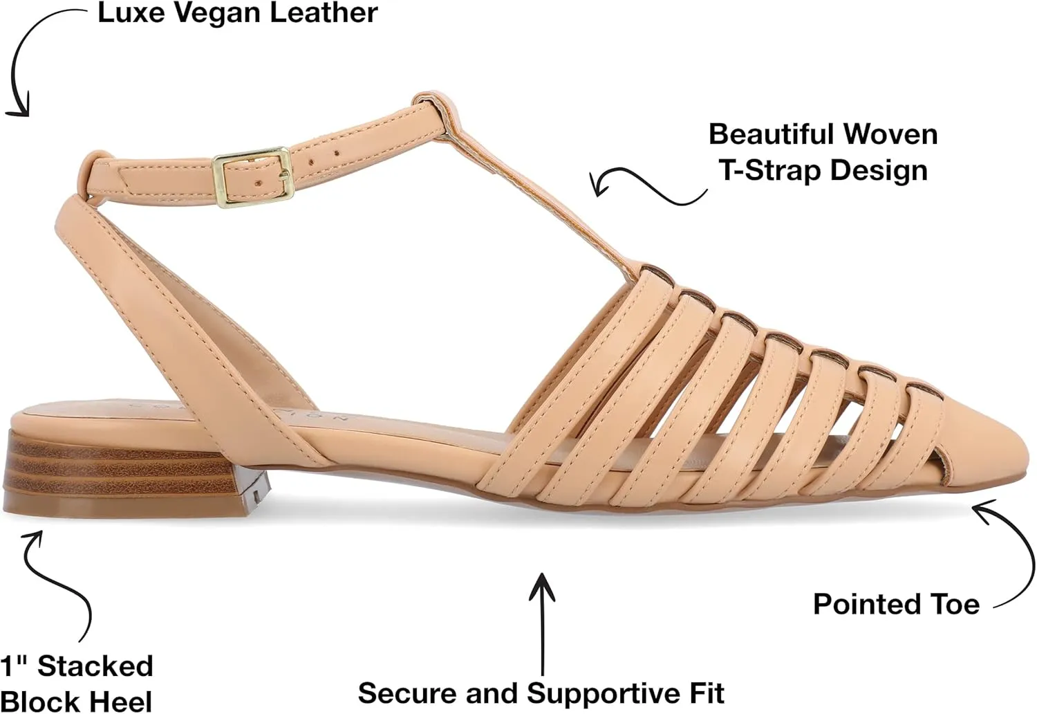 Journee Collection Womens Alivia Caged Faux Leather Slingback Sandals