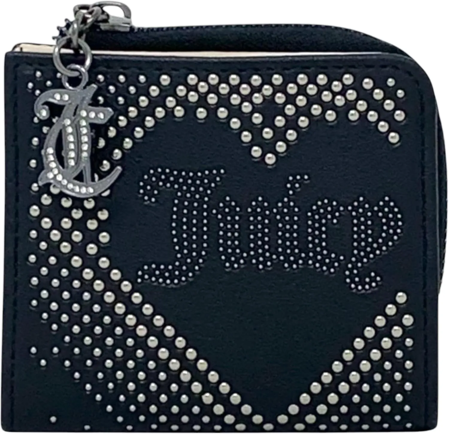 Juicy Couture Women's L Zip Card Case Wallet (Lovely Day Liquorice)