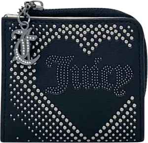 Juicy Couture Women's L Zip Card Case Wallet (Lovely Day Liquorice)