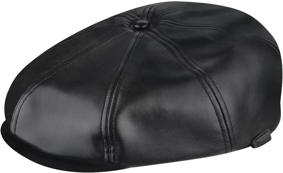 Kangol Faux Leather Cap