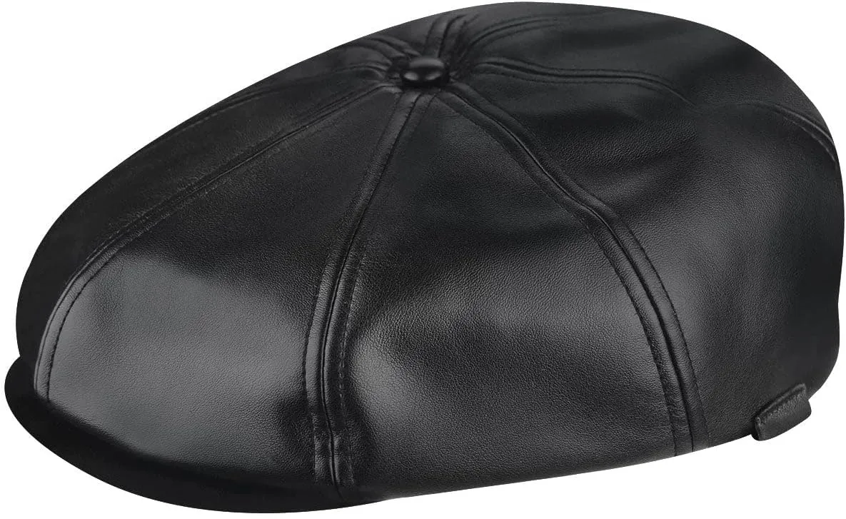 Kangol Faux Leather Cap