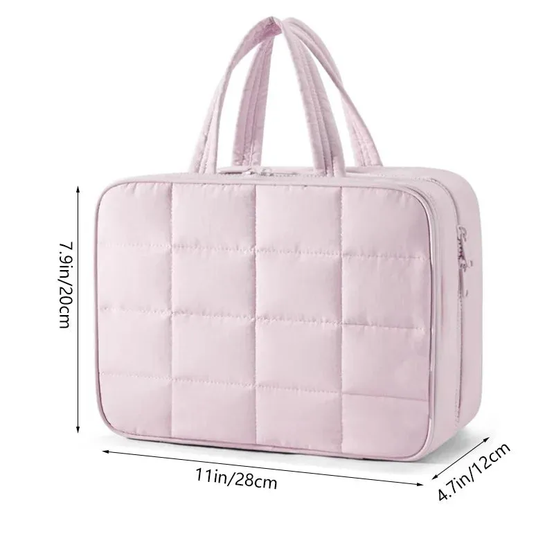 Kenia | Travel cosmetic bag with makeup and toiletry items as well as jewelry organizer