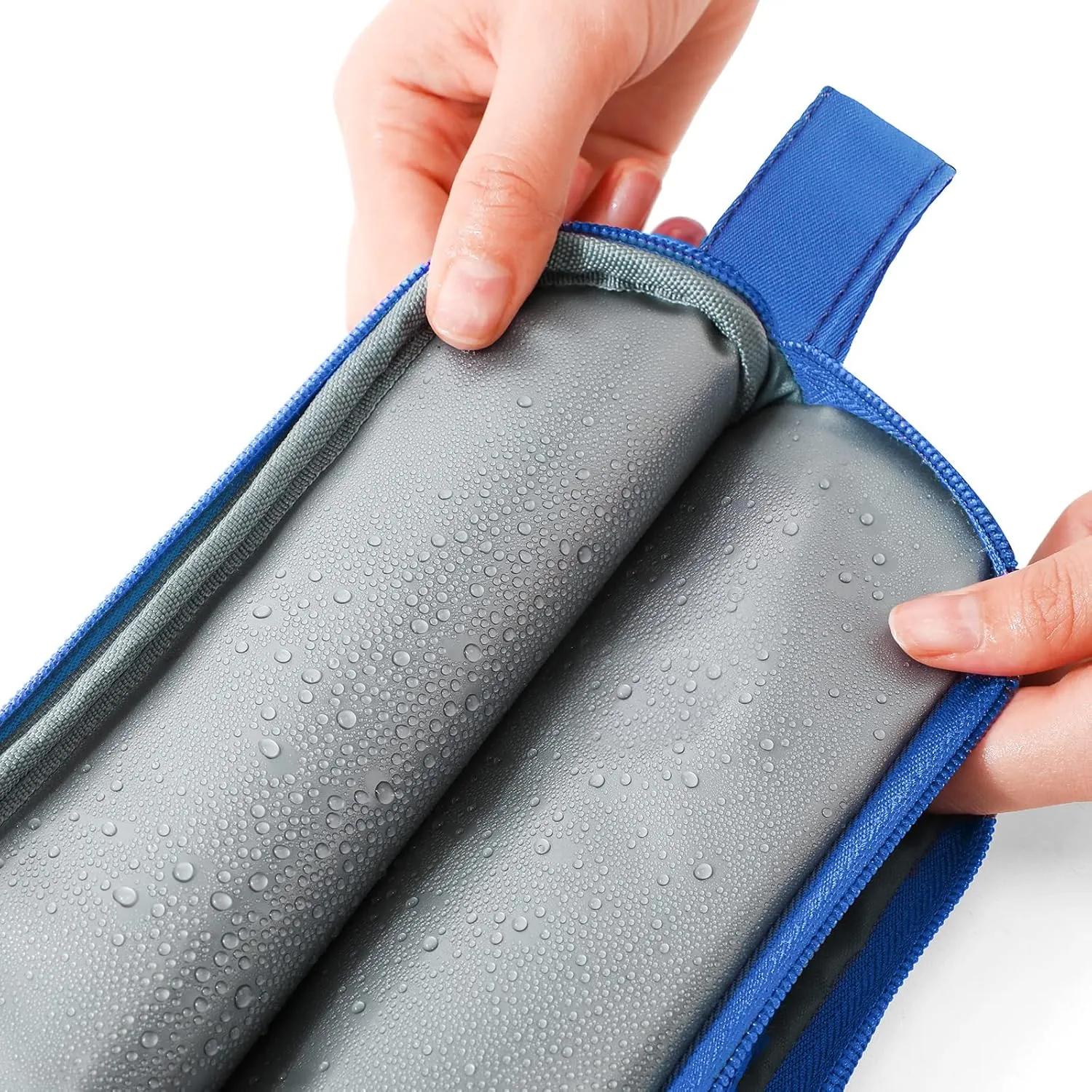 Kids Toiletry Bag for Boys, Travel Toiletry Bag for Little Young Boys Waterproof Hanging Wash Bag Toddler Traveling Toiletries, Space Blue