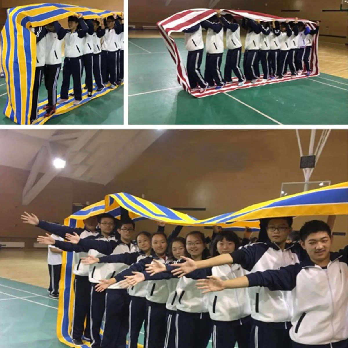 KINDEN Teamwork Games Group Learning Activity Fun Playing Run Mat for Kids and Adults Field Day Game
