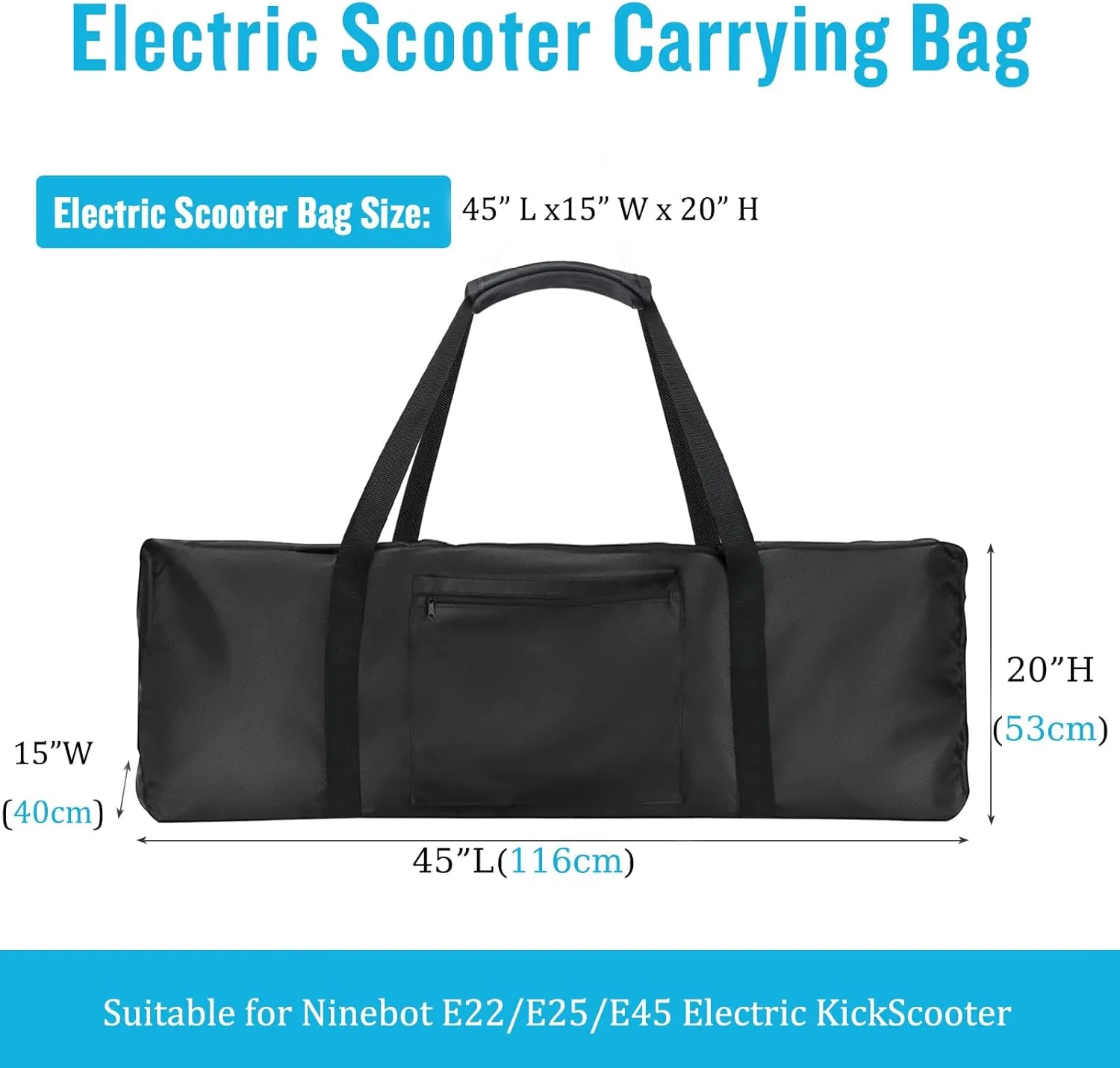 Kingling Electric Scooter Bag, Waterproof Electric Scooter Storage Bag Scooter Accessories, Outdoor Electric Scooter Backpack