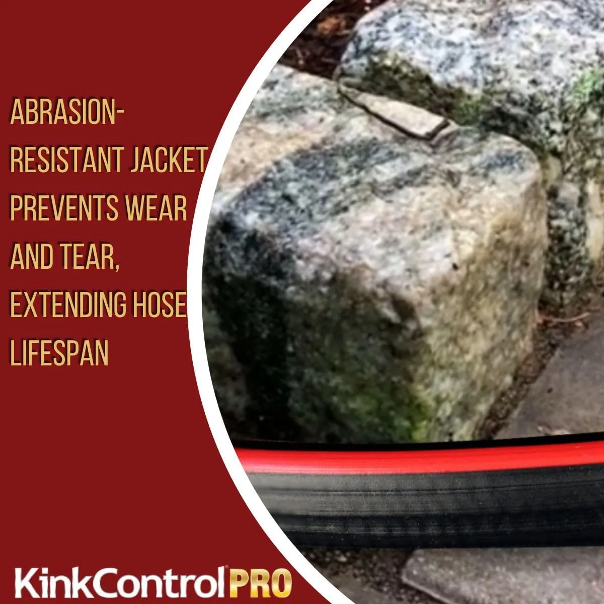 Kink Control Pro Garden Hose, Water Hosewith Superior UV Resistance, Ergonomic Grip, High Burst Strength, Triple Frame Technology for Kink Resistance, 25 Ft