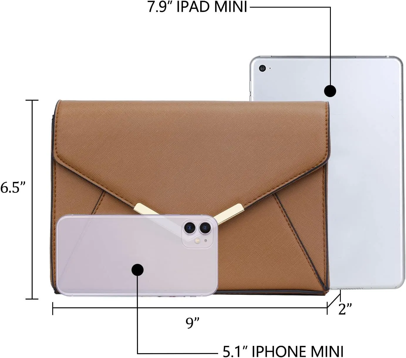 KKXIU Women Elegant Faux Leather Evening Envelope Clutch Purse Foldover Bags for Party Wedding Prom