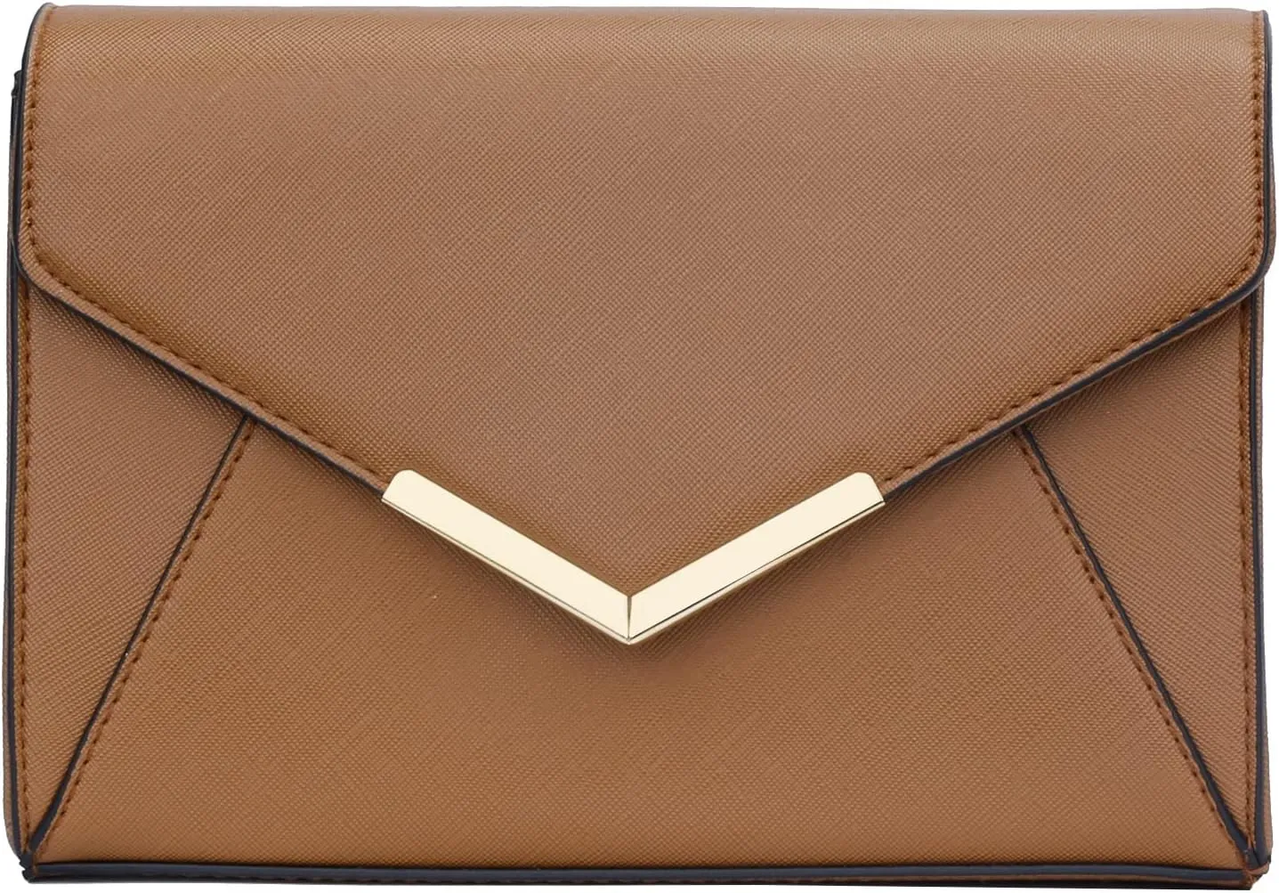 KKXIU Women Elegant Faux Leather Evening Envelope Clutch Purse Foldover Bags for Party Wedding Prom