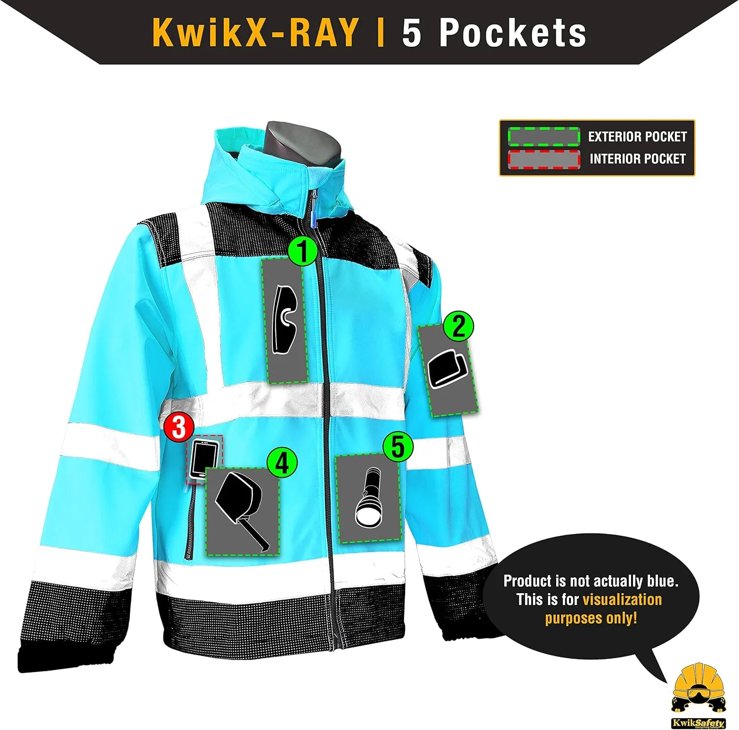 KwikSafety - Charlotte, NC - AGENT & GALAXY Softshell Safety Jacket [Base & Limited Edition Design] Class 3 ANSI Tested OSHA