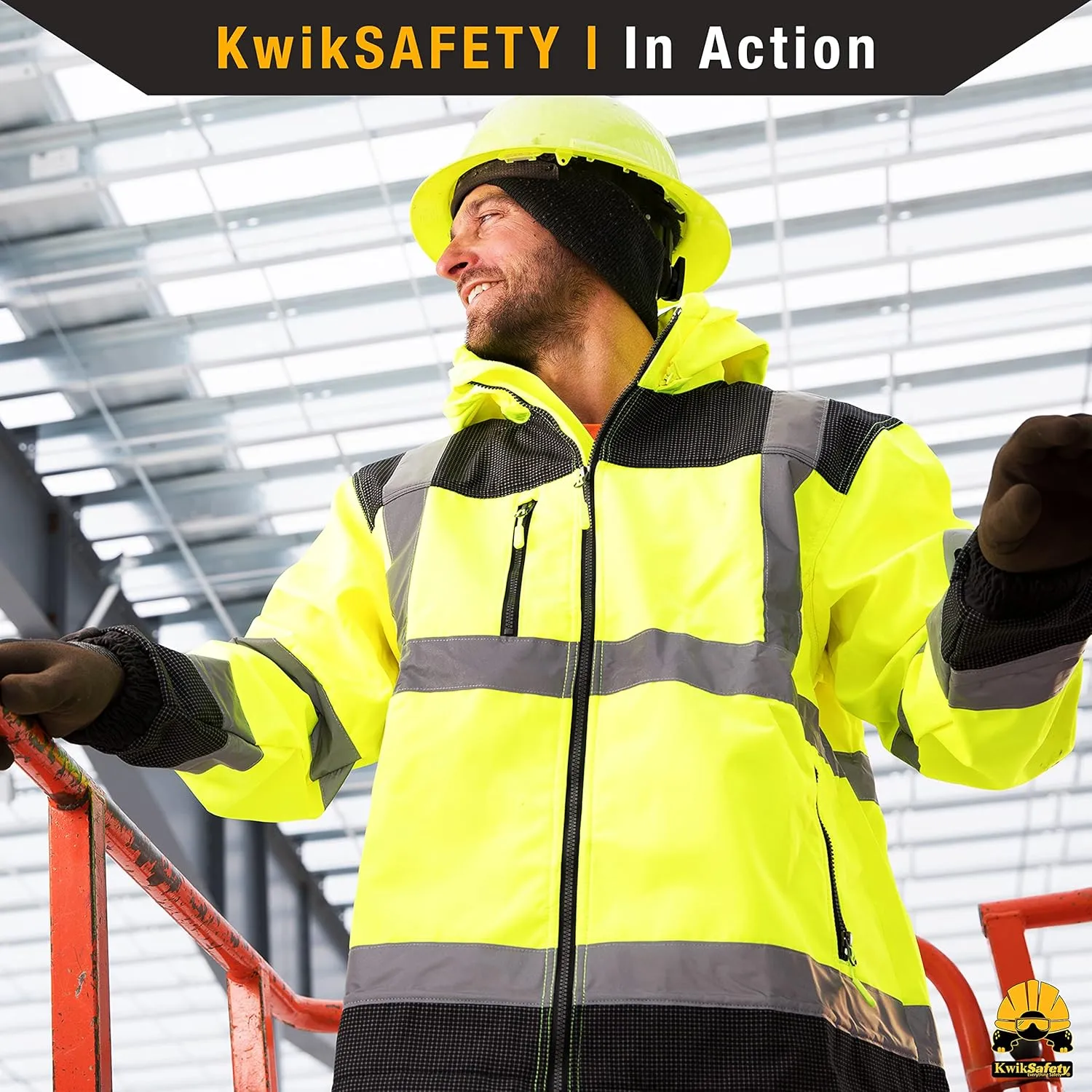 KwikSafety - Charlotte, NC - AGENT & GALAXY Softshell Safety Jacket [Base & Limited Edition Design] Class 3 ANSI Tested OSHA