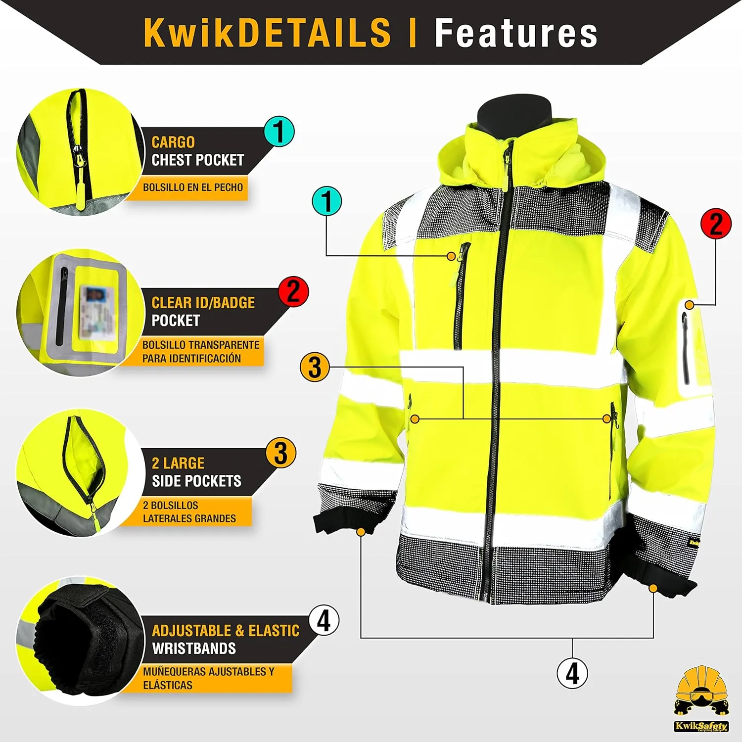 KwikSafety - Charlotte, NC - AGENT & GALAXY Softshell Safety Jacket [Base & Limited Edition Design] Class 3 ANSI Tested OSHA
