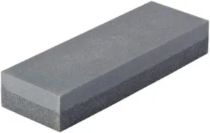 Lansky 8" Dual Grit Combo Bench Stone Knife Sharpener: Coarse (120) & Medium (600) Grit Alumina-Oxide - LCB8FC